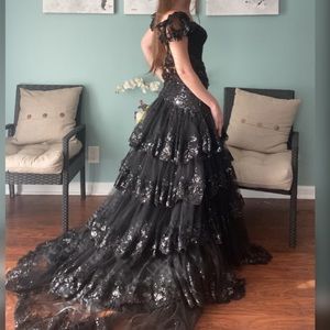 blue dress for baby girl Sherri Hill - 57288 main image 1